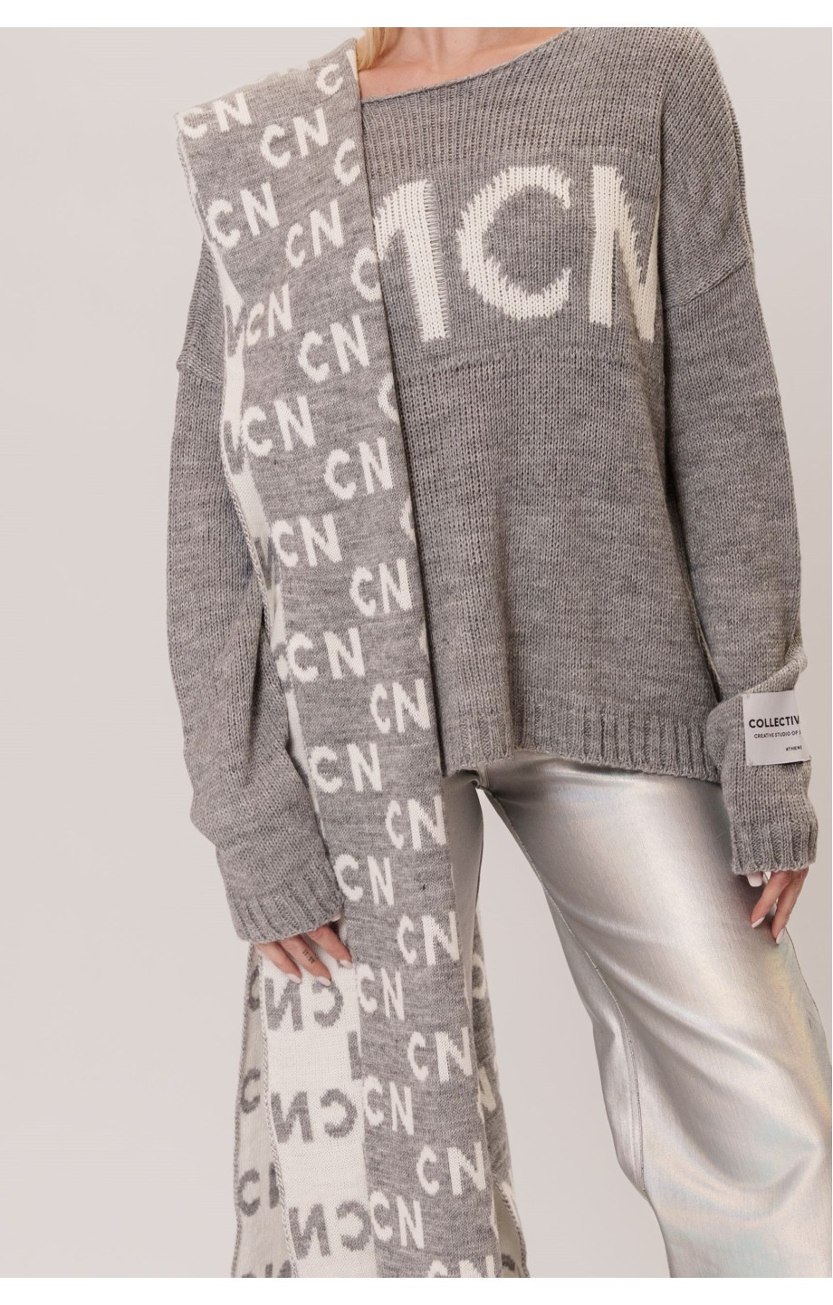 NO15 CN LOGO SCARF