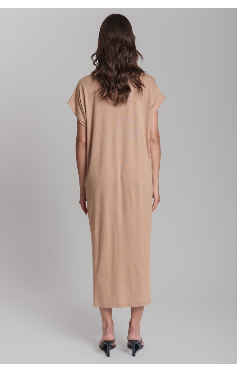 LOGO OVERSIZED MAXI DRESS