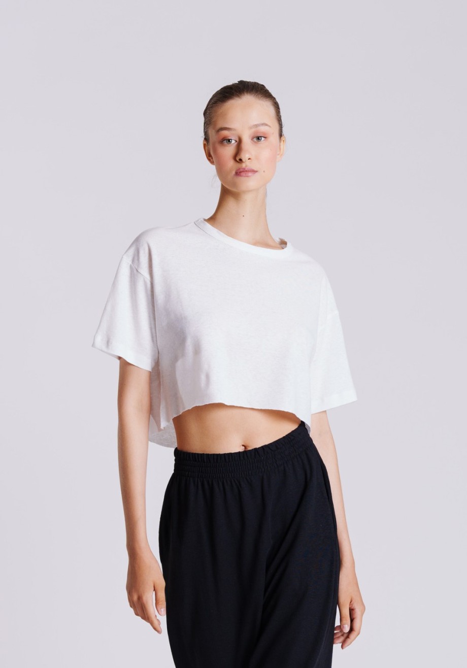 CROP C TEE