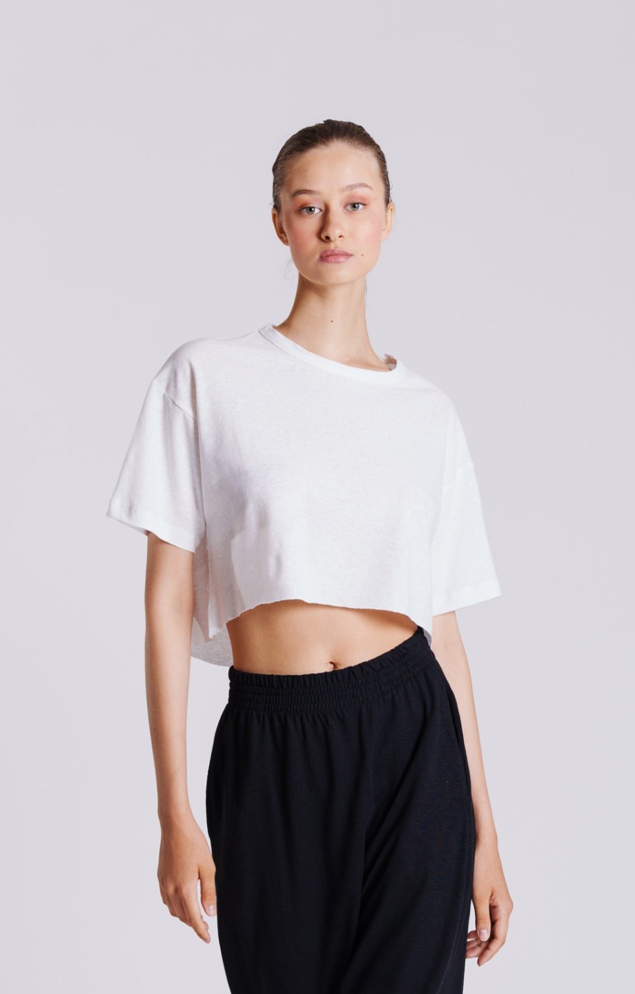 CROP C TEE