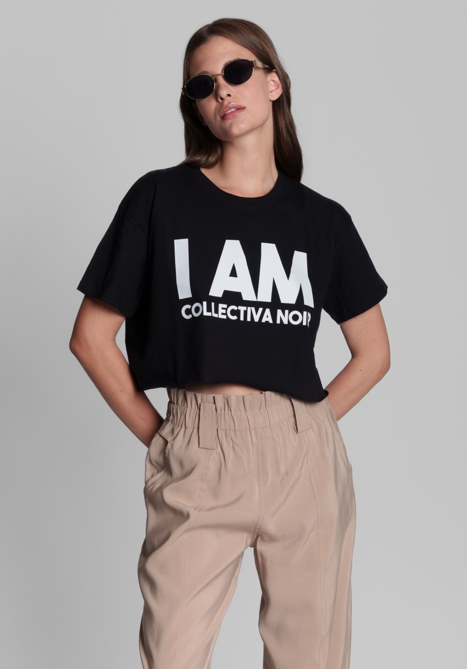 I AM BOLD CROP TEE