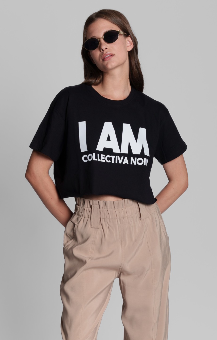 I AM BOLD CROP TEE