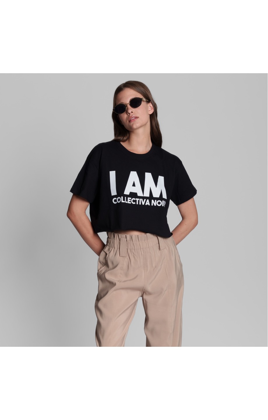 I AM BOLD CROP TEE