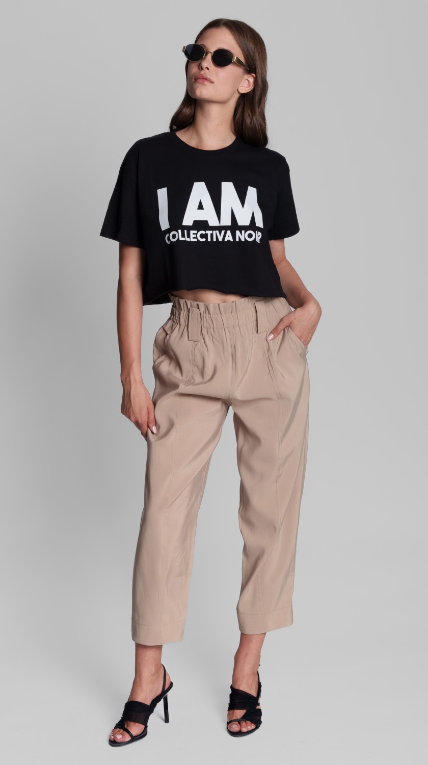 I AM BOLD CROP TEE