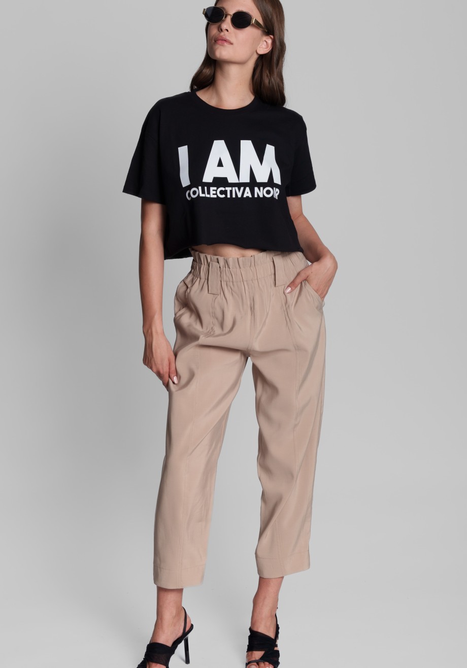 I AM BOLD CROP TEE