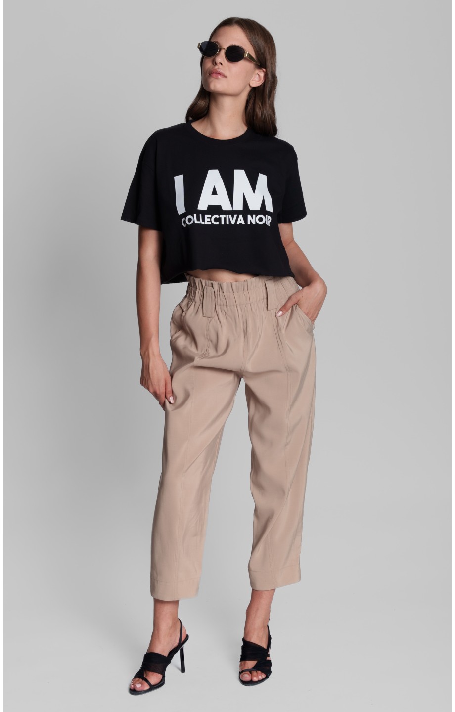 I AM BOLD CROP TEE