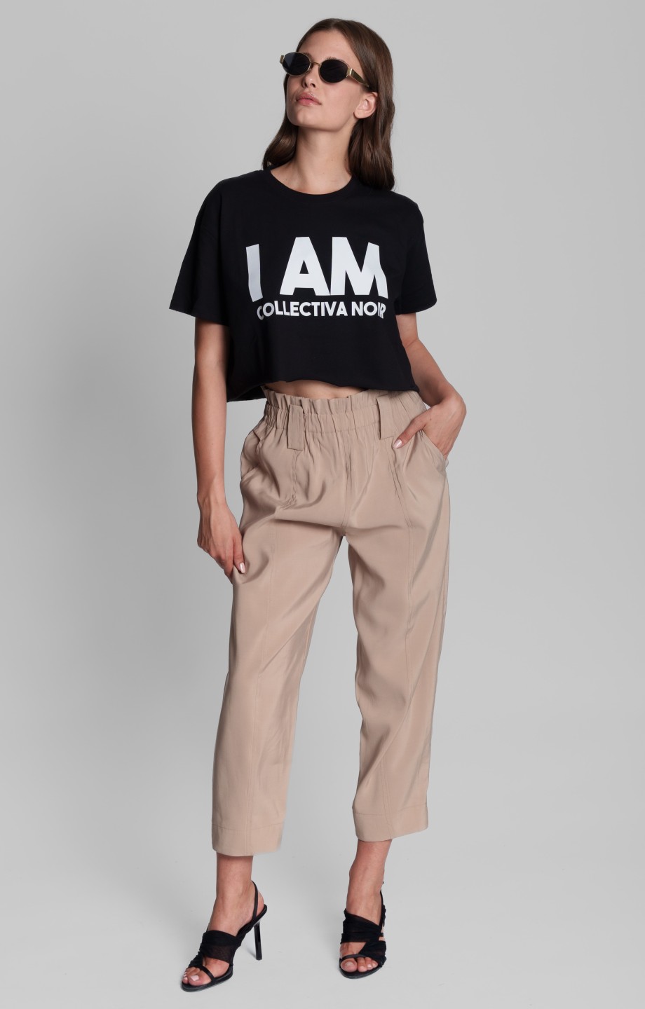 I AM BOLD CROP TEE