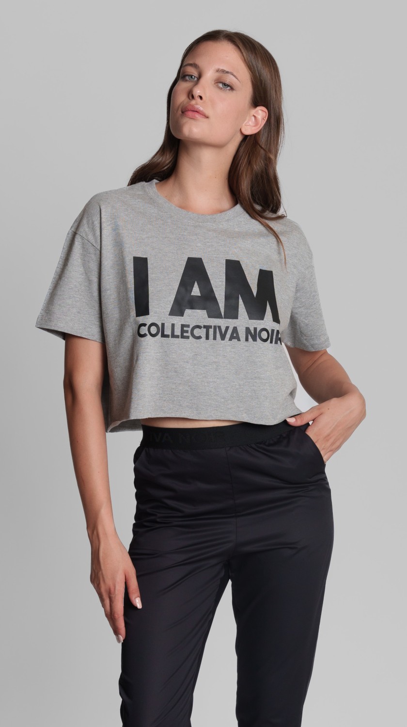 I AM BOLD CROP TEE