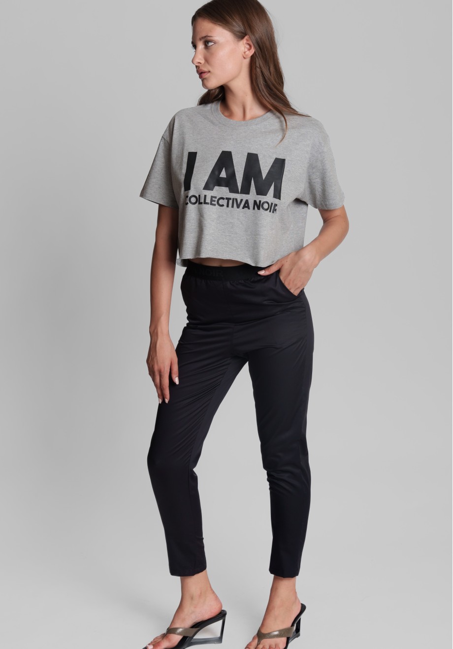 I AM BOLD CROP TEE