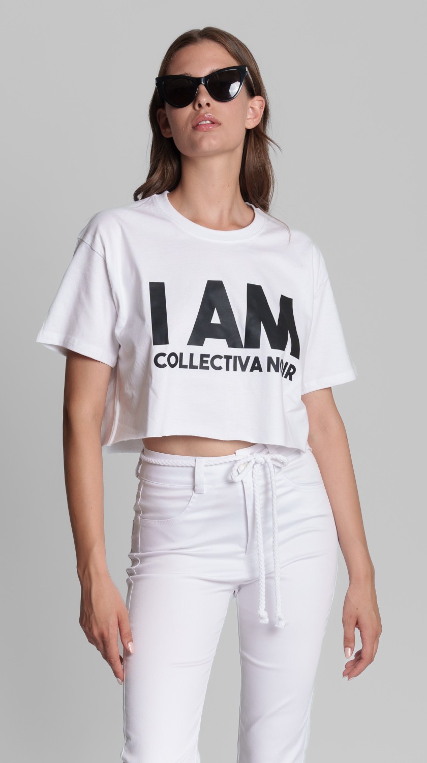 I AM BOLD CROP TEE