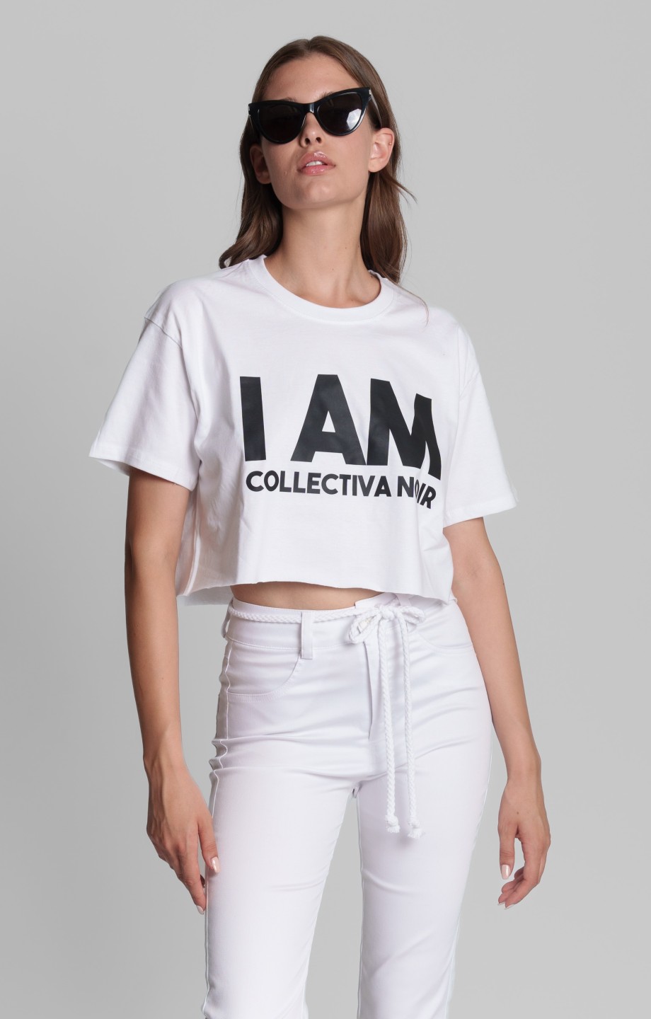 I AM BOLD CROP TEE