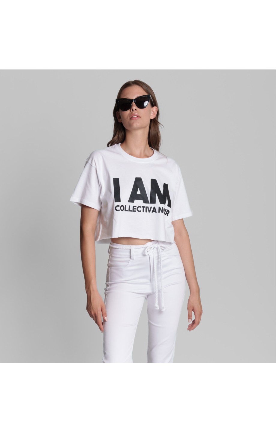 I AM BOLD CROP TEE